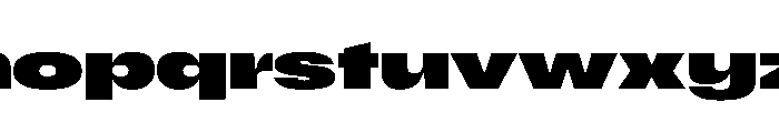 Scale ExtraExtendedBlack Font LOWERCASE