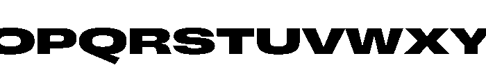 Scale ExtraExtendedBold Font UPPERCASE