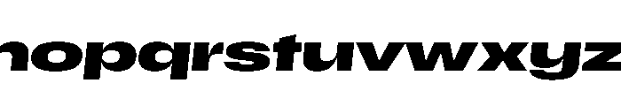 Scale ExtraExtendedBoldItalic Instance Font LOWERCASE