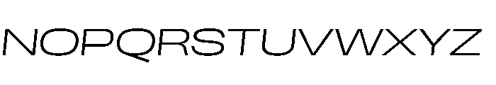 Scale ExtraExtendedExtraLightItalic Instance Font UPPERCASE