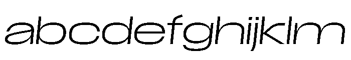 Scale ExtraExtendedExtraLightItalic Instance FONT