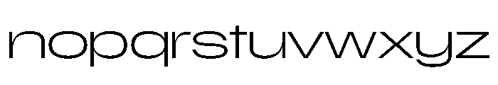 Scale ExtraExtendedExtraLight Font LOWERCASE