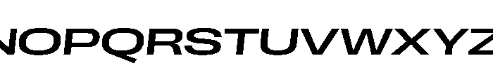 Scale ExtraExtendedItalic Instance Font UPPERCASE