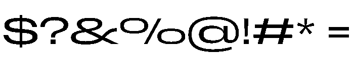 Scale ExtraExtendedLight Font OTHER CHARS