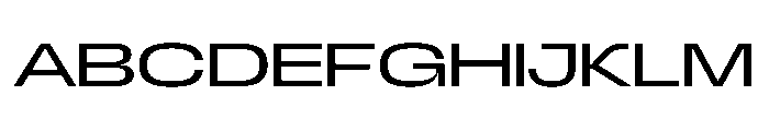 Scale ExtraExtendedLight Font UPPERCASE