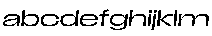 Scale ExtraExtendedLightItalic Instance FONT