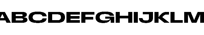 Scale ExtraExtendedMedium Instance Font UPPERCASE