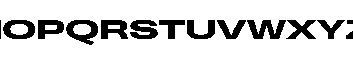 Scale ExtraExtendedMedium Font UPPERCASE