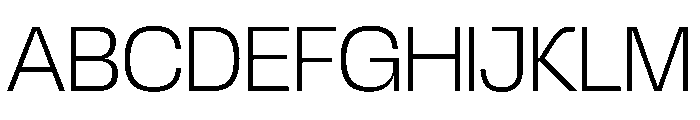 Scale ExtraLight Instance Font UPPERCASE