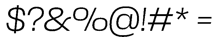 Scale ExtraLightItalic Instance Font OTHER CHARS