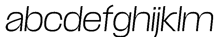 Scale ExtraLightItalic Instance FONT