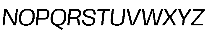 Scale LightItalic Instance Font UPPERCASE