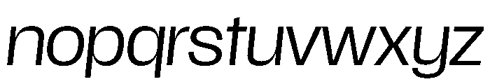Scale LightItalic Instance Font LOWERCASE