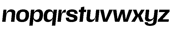 Scale MediumItalic Instance Font LOWERCASE
