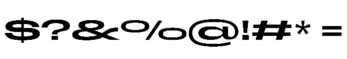 Scale SuperExtended Instance Font OTHER CHARS