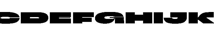 Scale SuperExtendedBlack Instance Font UPPERCASE