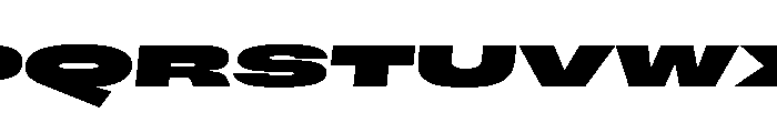Scale SuperExtendedBlackItalic Instance Font UPPERCASE