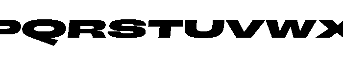 Scale SuperExtendedBoldItalic Instance Font UPPERCASE
