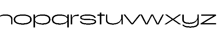 Scale SuperExtendedExtraLight Instance Font LOWERCASE