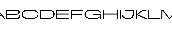 Scale SuperExtendedExtraLight Font UPPERCASE