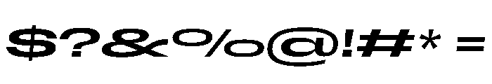Scale SuperExtendedItalic Instance Font OTHER CHARS