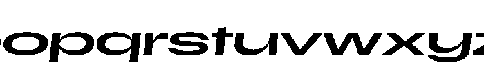 Scale SuperExtendedItalic Font LOWERCASE