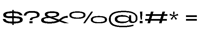 Scale SuperExtendedLight Instance Font OTHER CHARS