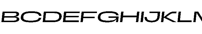 Scale SuperExtendedLightItalic Instance Font UPPERCASE