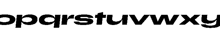 Scale SuperExtendedMediumItalic Instance Font LOWERCASE
