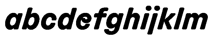 Scenery BoldItalic Instance FONT