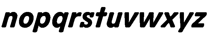 Scenery BoldItalic Instance Font LOWERCASE
