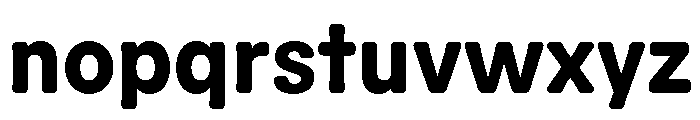 Scenery Bold Font LOWERCASE