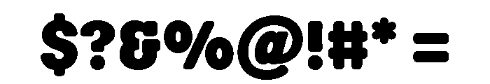 Scenery Extrabold Font OTHER CHARS