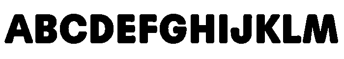 Scenery Extrabold Font UPPERCASE