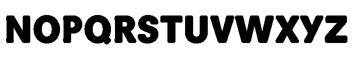 Scenery Extrabold Font UPPERCASE