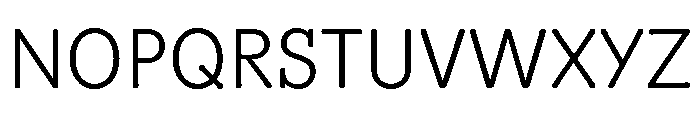 Scenery Light Font UPPERCASE