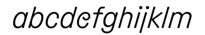 Scenery LightItalic FONT