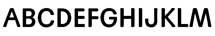 Scenery Medium Font UPPERCASE