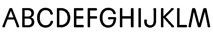 Scenery Regular Font UPPERCASE