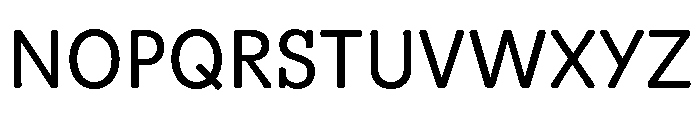 Scenery Regular Font UPPERCASE