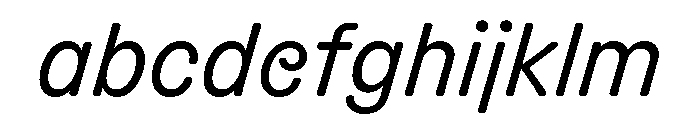 Scenery SemilightItalic FONT
