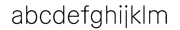 Scenery Thin FONT