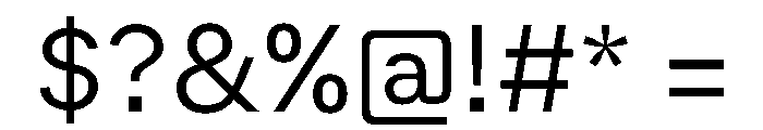Schflooze Regular Font OTHER CHARS