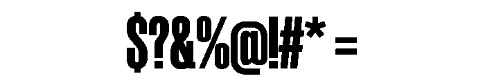 SchmalfetteGrotesk Notfordesktopuse Instance Font OTHER CHARS