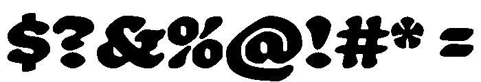 Schmaltzy Black Instance Font OTHER CHARS