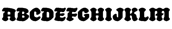 Schmaltzy Black Instance Font UPPERCASE