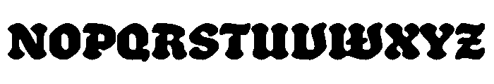 Schmaltzy Black Instance Font UPPERCASE