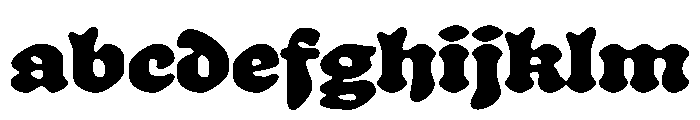 Schmaltzy Black Instance FONT
