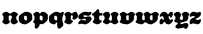 Schmaltzy Black Instance Font LOWERCASE