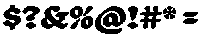 Schmaltzy Bold Instance Font OTHER CHARS